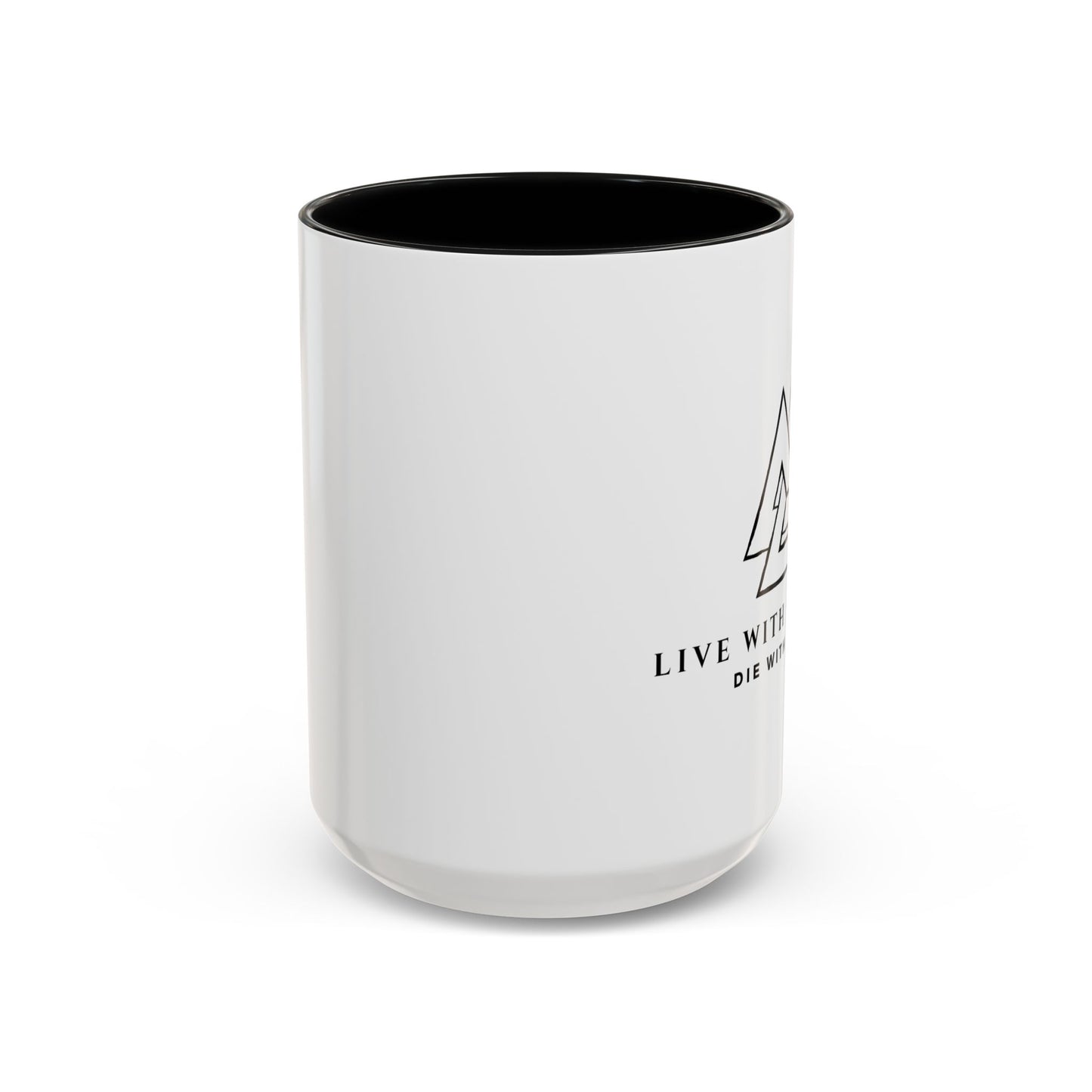 Live With Courage Coffee Mug - Inspiring 11oz & 15oz Accent Mugs for Motivation and Honor