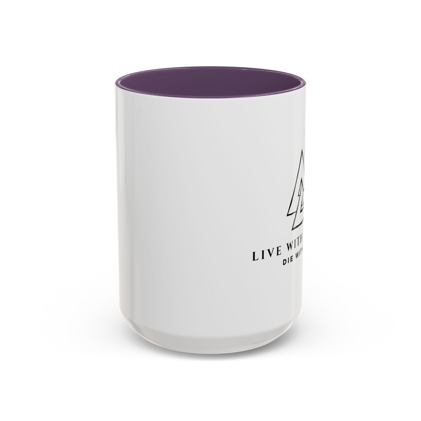 Live With Courage Coffee Mug - Inspiring 11oz & 15oz Accent Mugs for Motivation and Honor