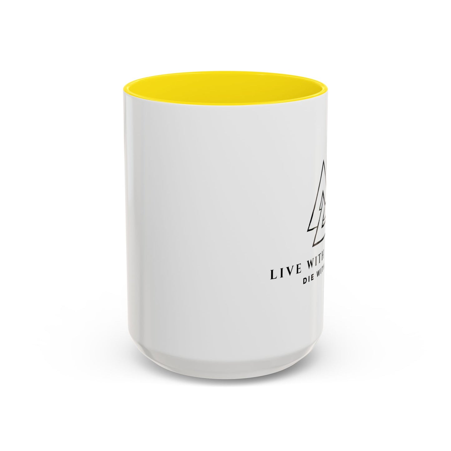 Live With Courage Coffee Mug - Inspiring 11oz & 15oz Accent Mugs for Motivation and Honor