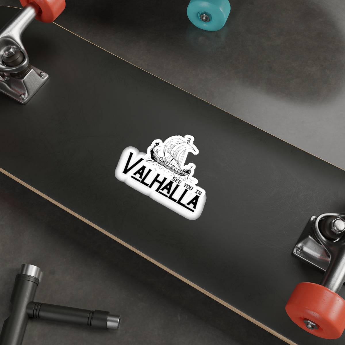 See You in Valhalla Die-Cut Stickers | Viking Aesthetic, Adventure Decor, Laptop Stickers, Gift for Norse Mythology Fans