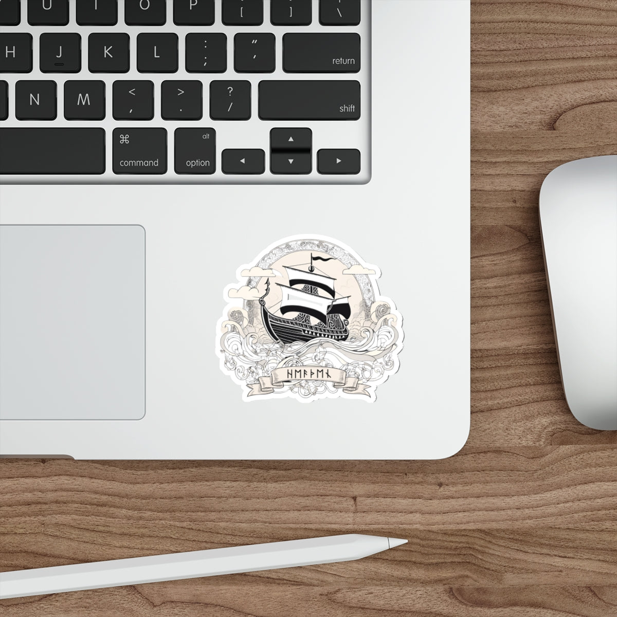 Nautical Adventure Stickers - Die-Cut Ship Design for Travel Lovers, Gift for Sailors, Laptop Decal, Ocean Decor, Vinyl Art