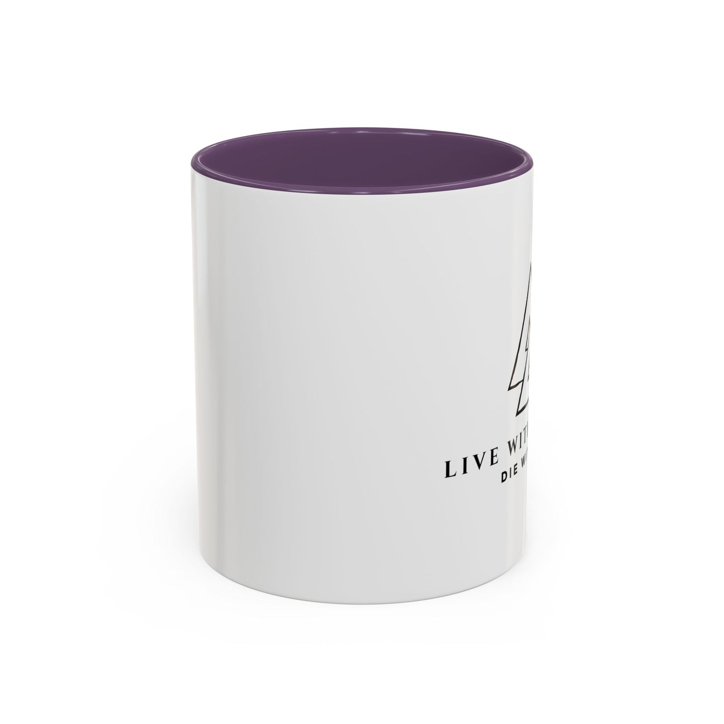 Live With Courage Coffee Mug - Inspiring 11oz & 15oz Accent Mugs for Motivation and Honor