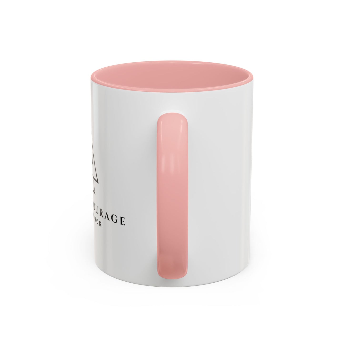 Live With Courage Coffee Mug - Inspiring 11oz & 15oz Accent Mugs for Motivation and Honor