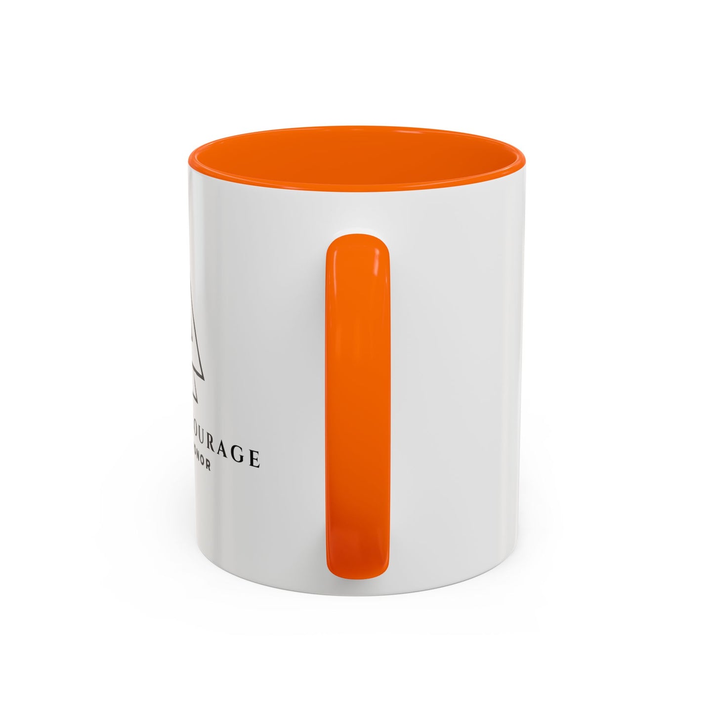 Live With Courage Coffee Mug - Inspiring 11oz & 15oz Accent Mugs for Motivation and Honor