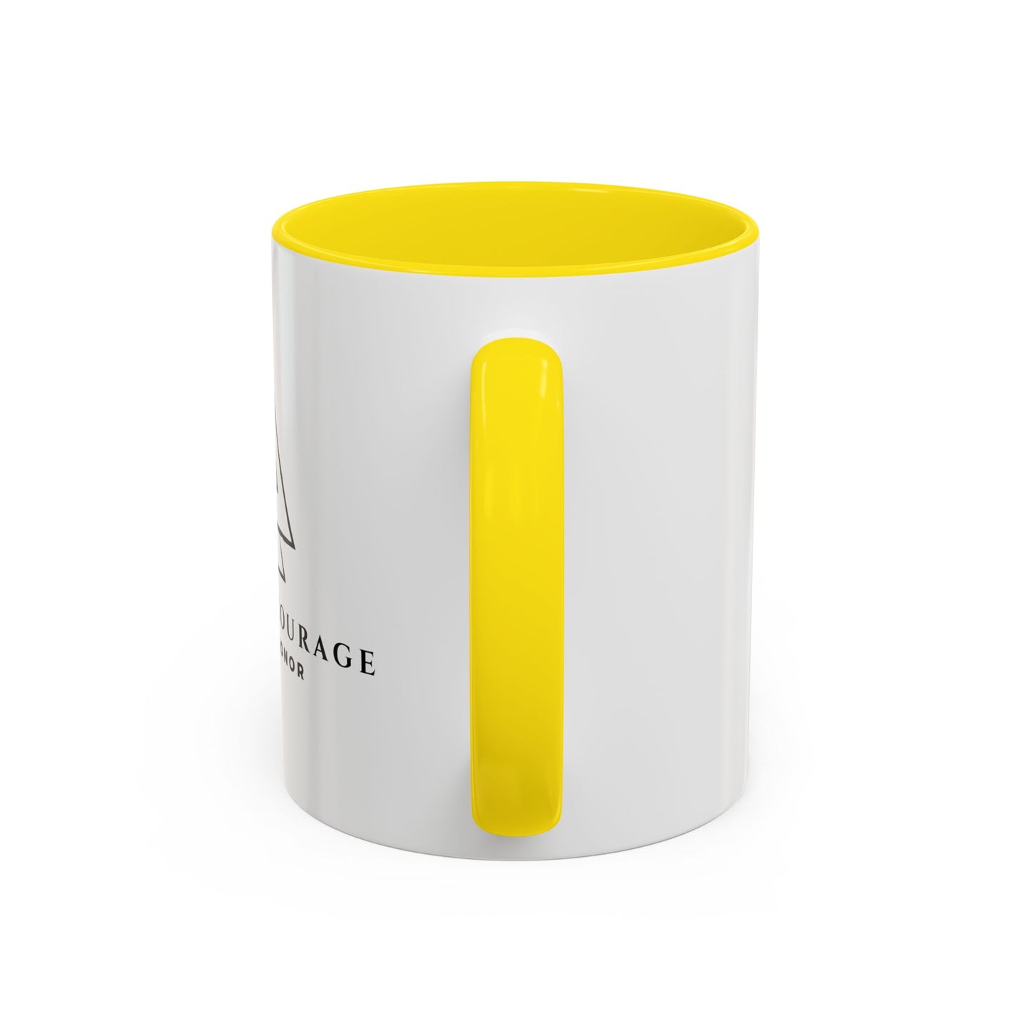 Live With Courage Coffee Mug - Inspiring 11oz & 15oz Accent Mugs for Motivation and Honor