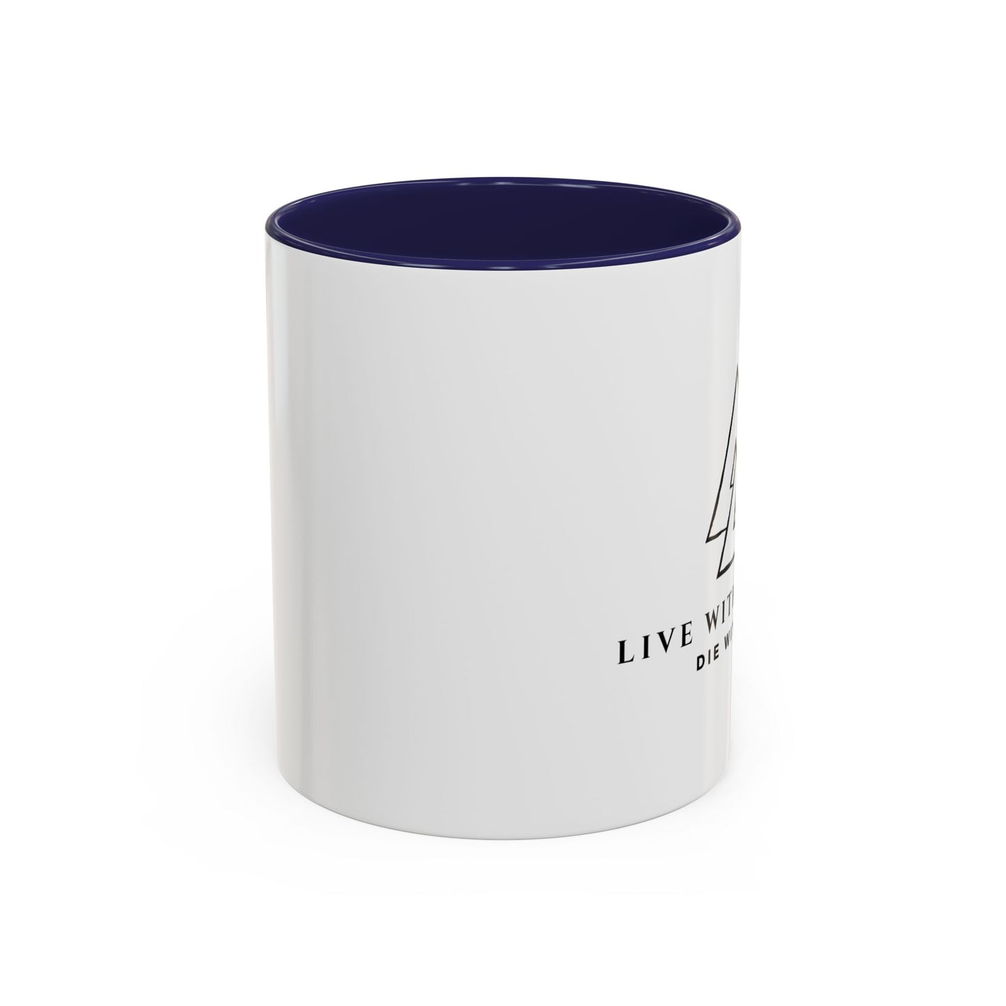 Live With Courage Coffee Mug - Inspiring 11oz & 15oz Accent Mugs for Motivation and Honor
