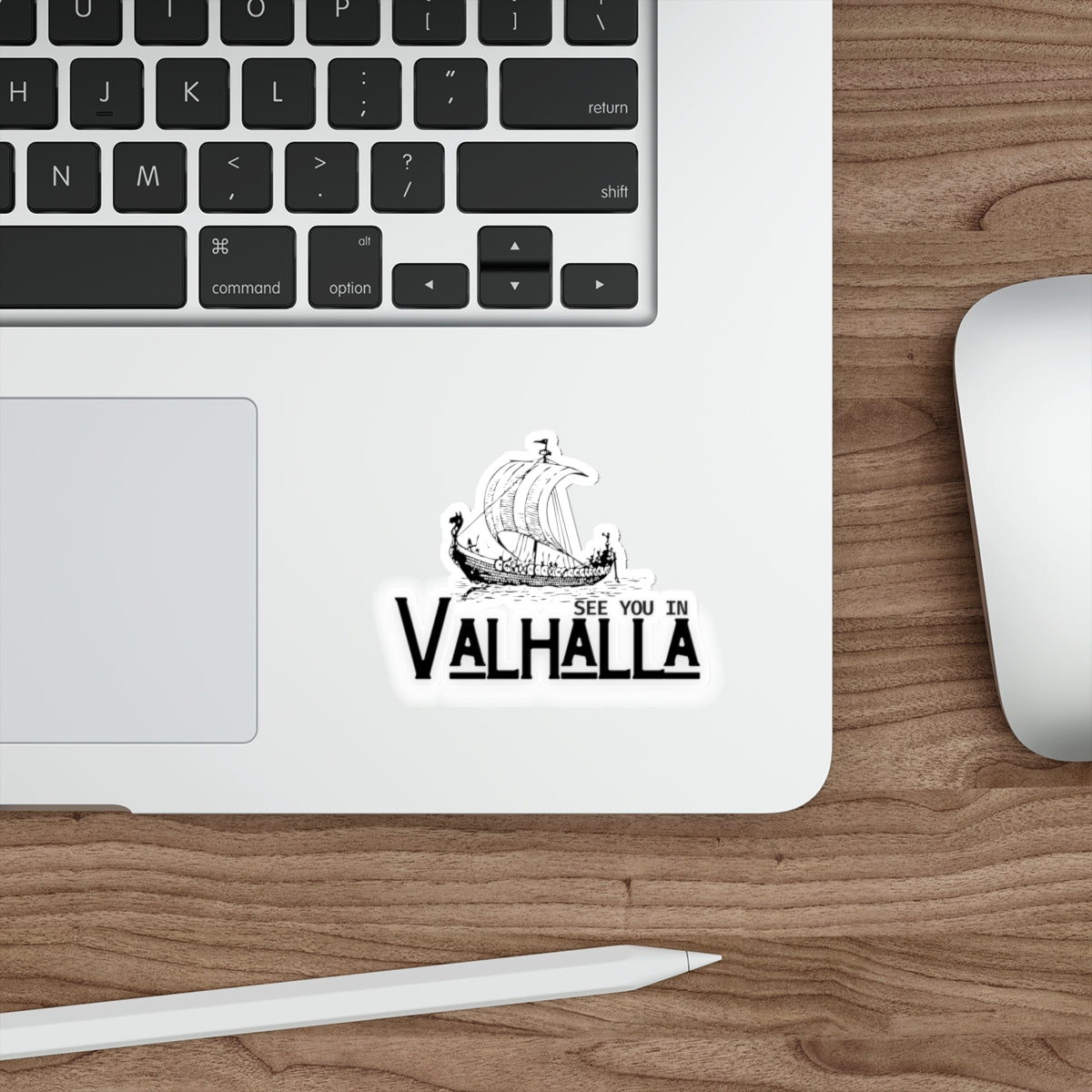 See You in Valhalla Die-Cut Stickers | Viking Aesthetic, Adventure Decor, Laptop Stickers, Gift for Norse Mythology Fans