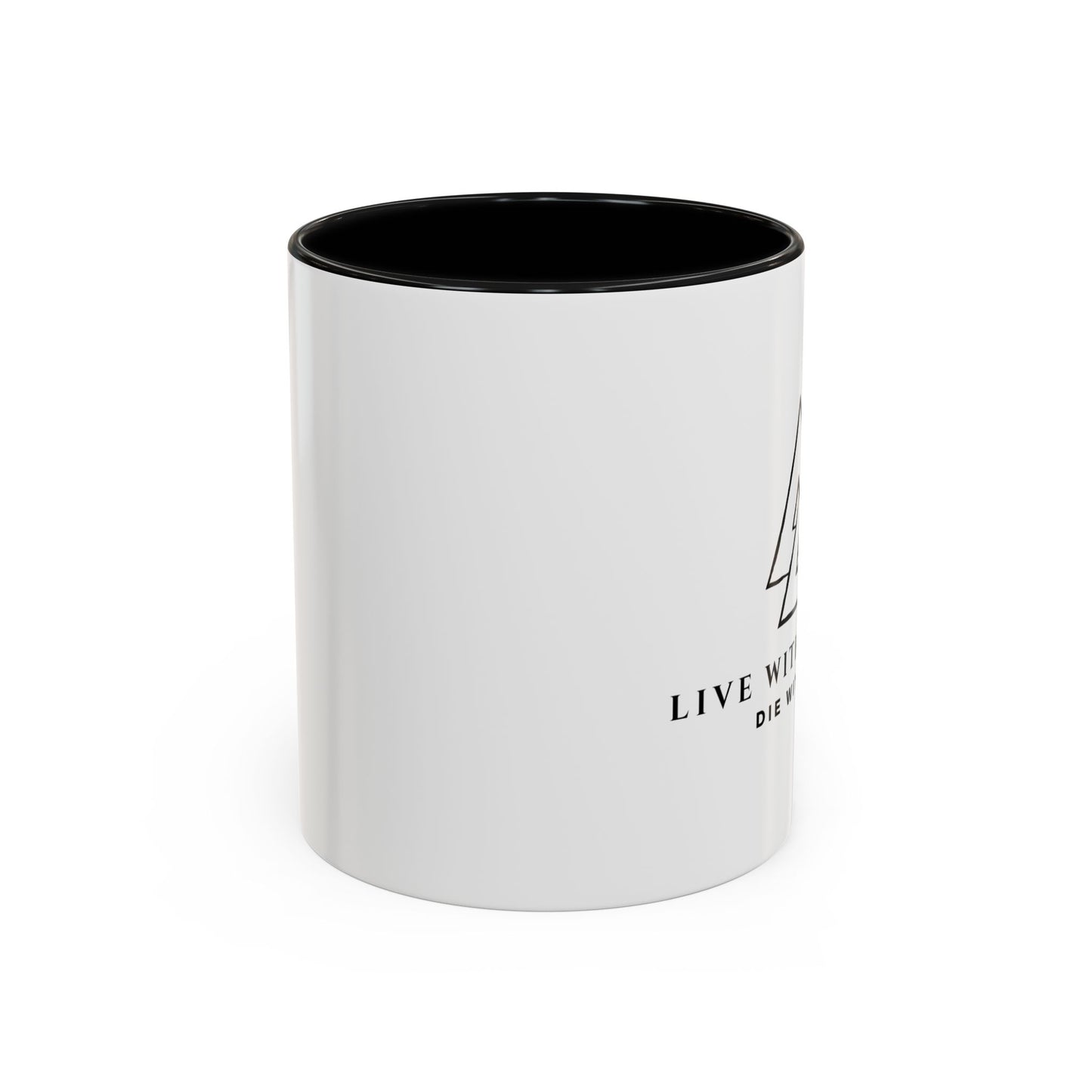 Live With Courage Coffee Mug - Inspiring 11oz & 15oz Accent Mugs for Motivation and Honor