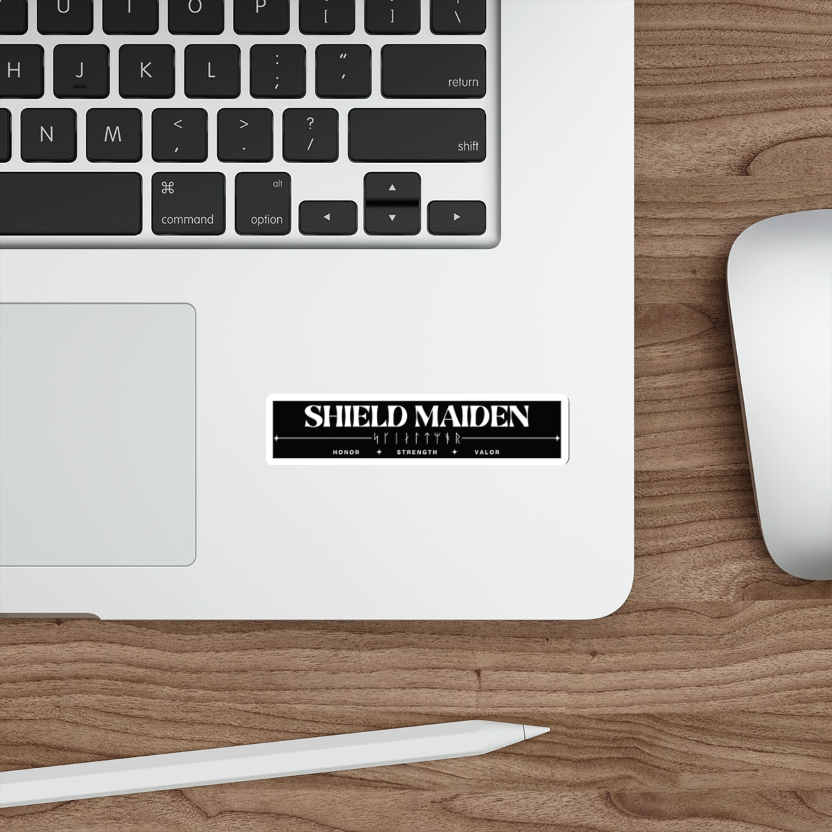Shield Maiden Die-Cut Stickers, Empowering Decals for Gamers, Warrior Aesthetic, Laptop, Water Bottle, Journals