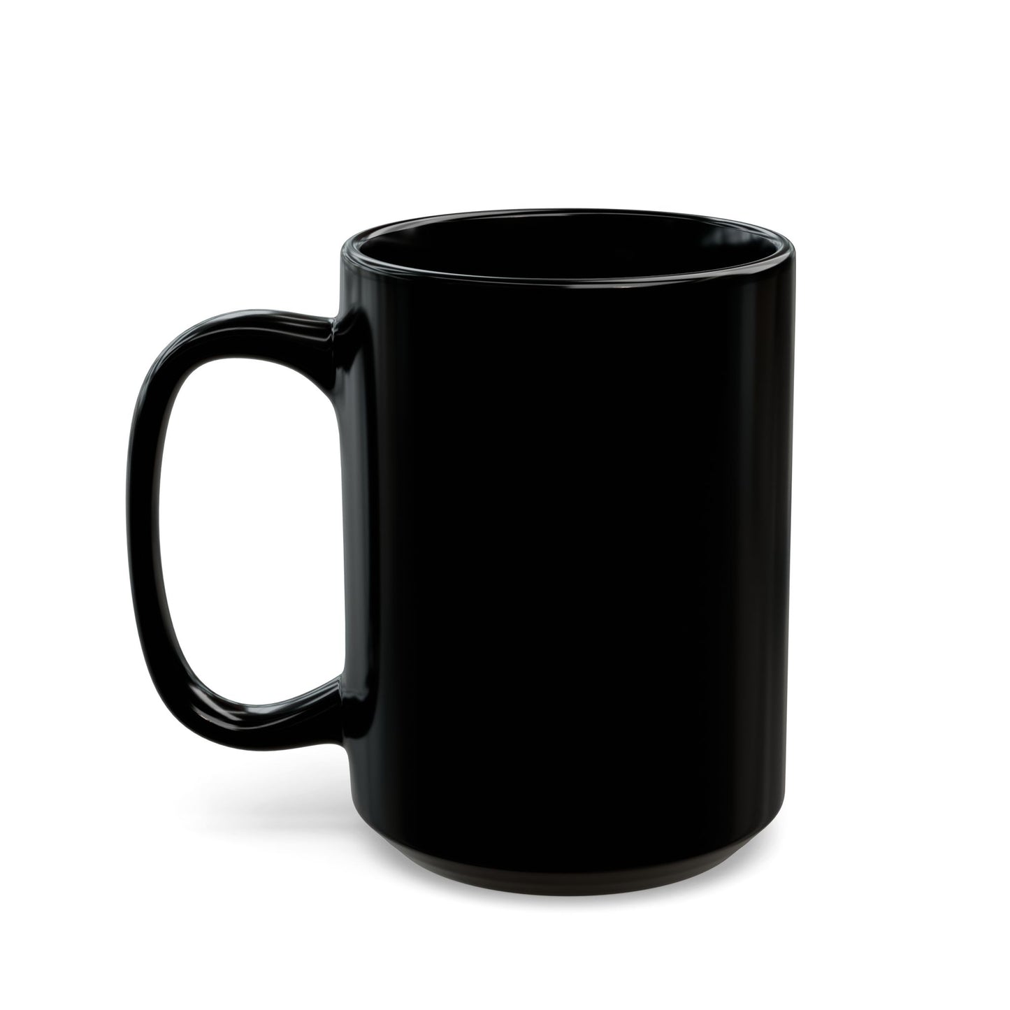 Inspirational Black Mug - 'Live with Courage, Die with Honor'