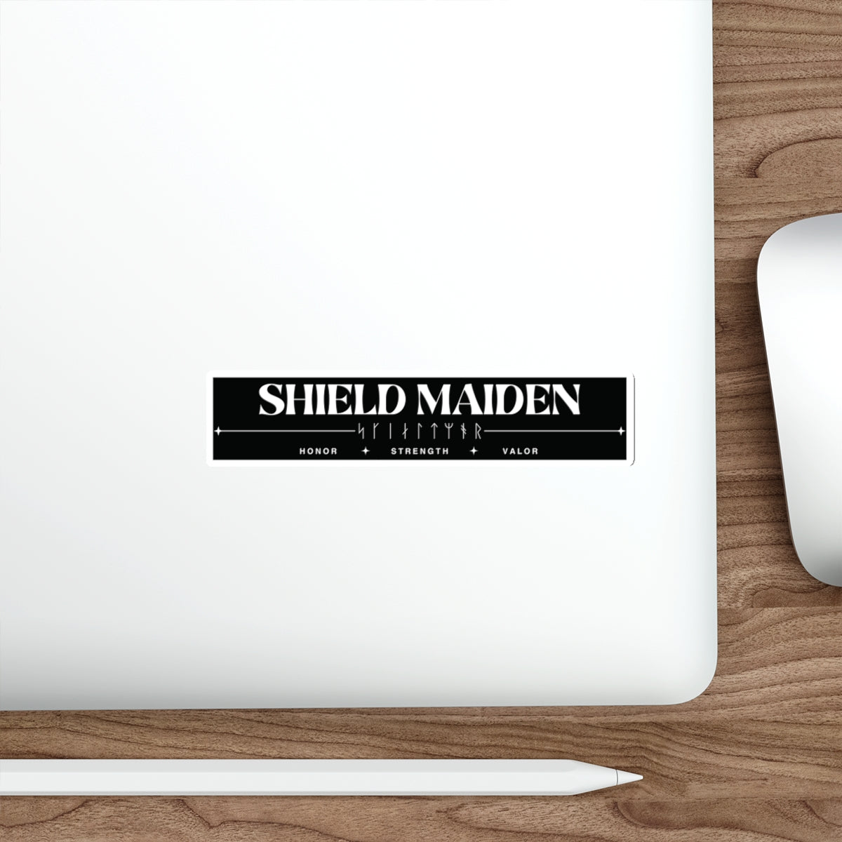 Shield Maiden Die-Cut Stickers, Empowering Decals for Gamers, Warrior Aesthetic, Laptop, Water Bottle, Journals