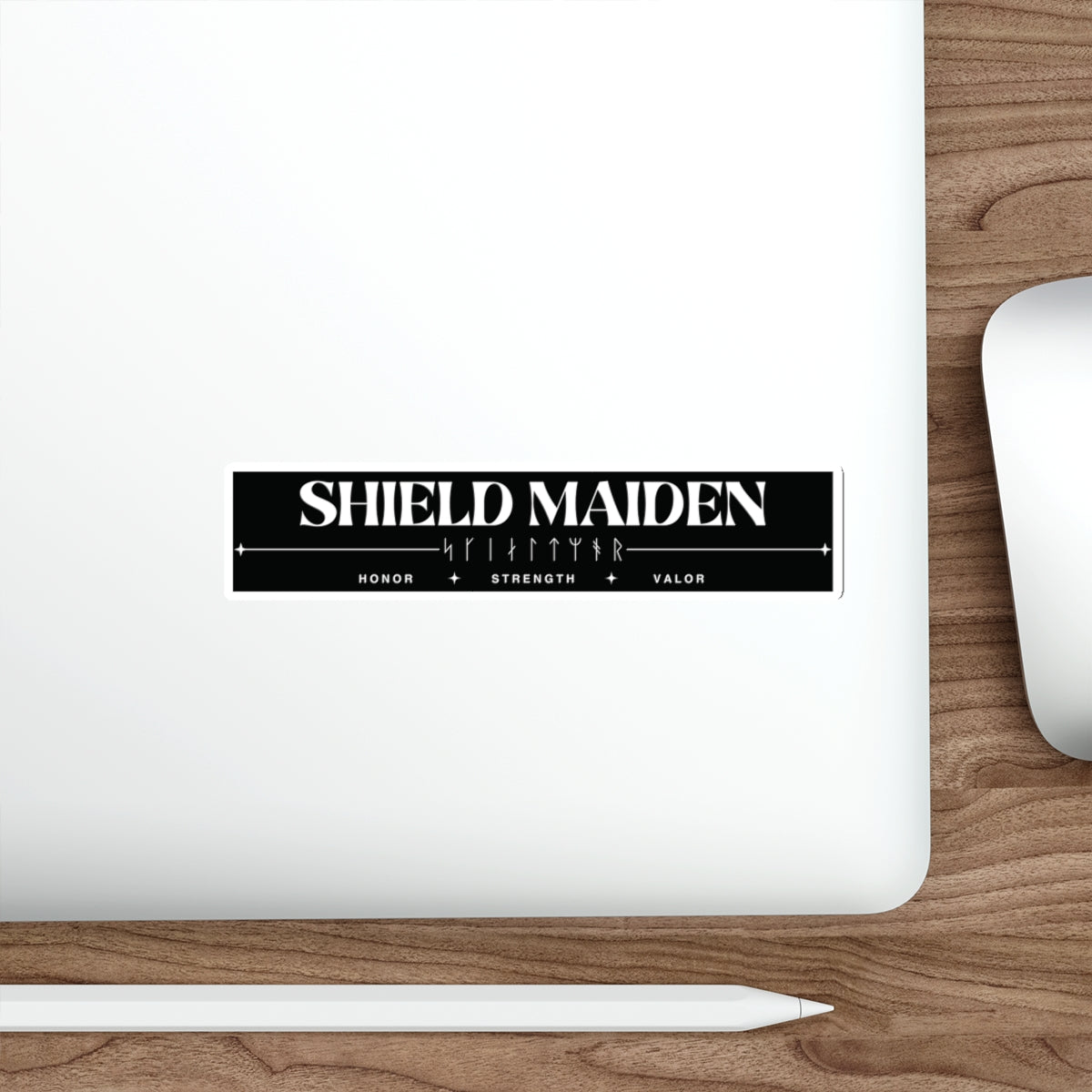 Shield Maiden Die-Cut Stickers, Empowering Decals for Gamers, Warrior Aesthetic, Laptop, Water Bottle, Journals