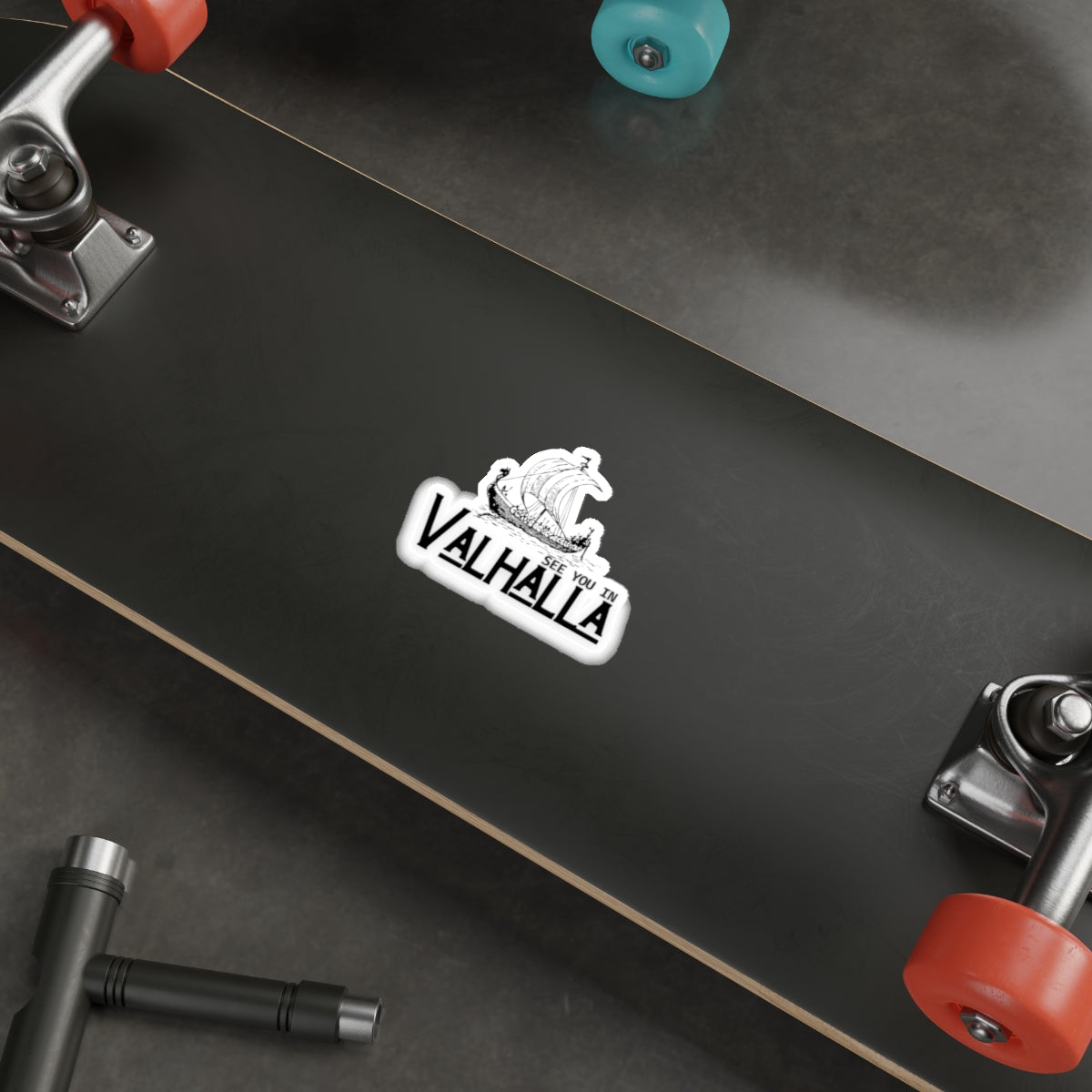 See You in Valhalla Die-Cut Stickers | Viking Aesthetic, Adventure Decor, Laptop Stickers, Gift for Norse Mythology Fans