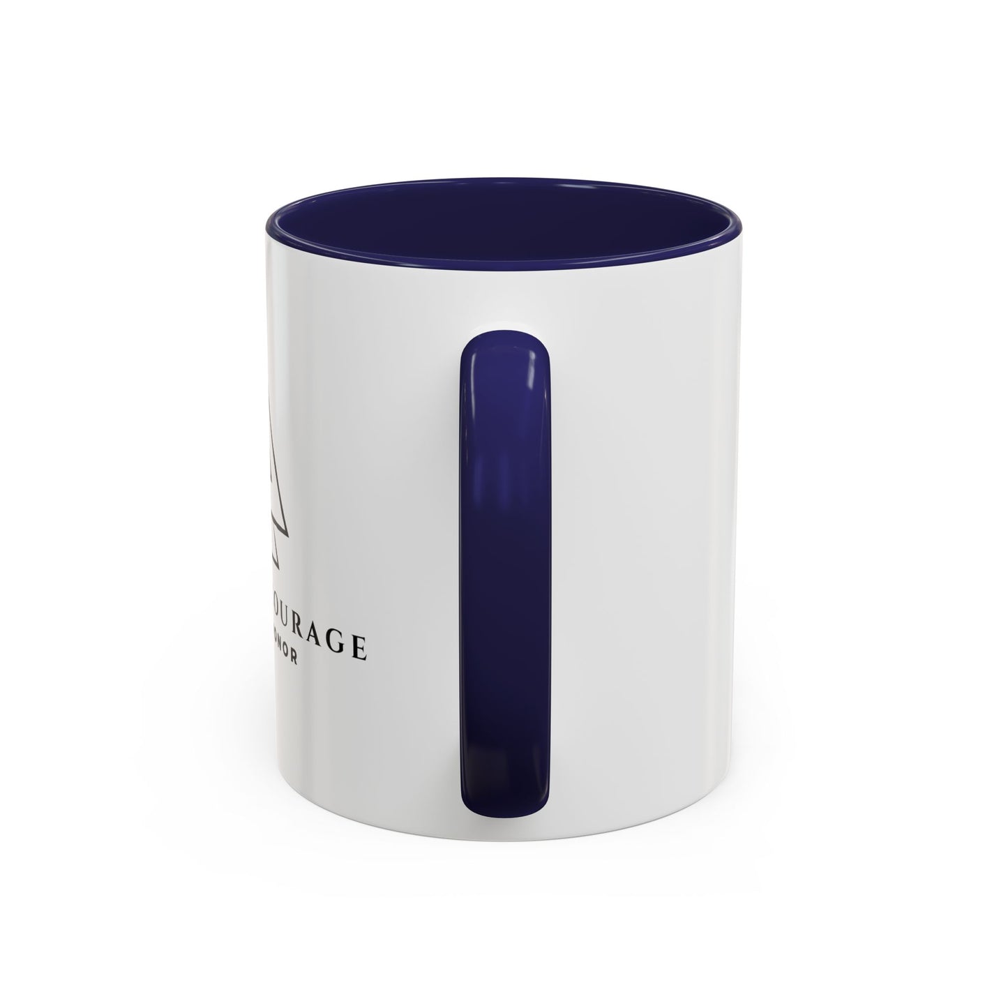Live With Courage Coffee Mug - Inspiring 11oz & 15oz Accent Mugs for Motivation and Honor