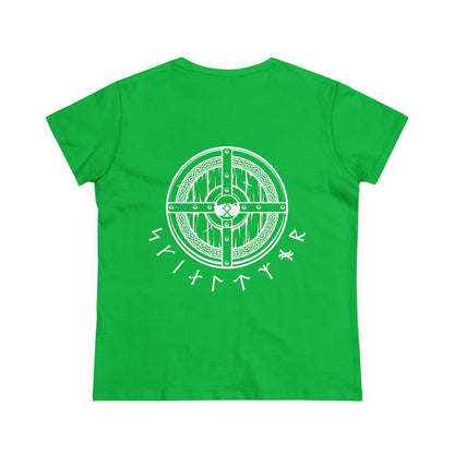 Women’s Tee - Shield Maiden, Strength, Honor, Casual Wear, Viking Inspired, Gifts for Her, Feminist Apparel