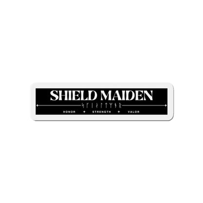 Shield Maiden Magnet - Empowering Home Decor for Strong Women, Gift for Valkyries, Inspirational Magnet, Norse