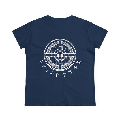 Women’s Tee - Shield Maiden, Strength, Honor, Casual Wear, Viking Inspired, Gifts for Her, Feminist Apparel