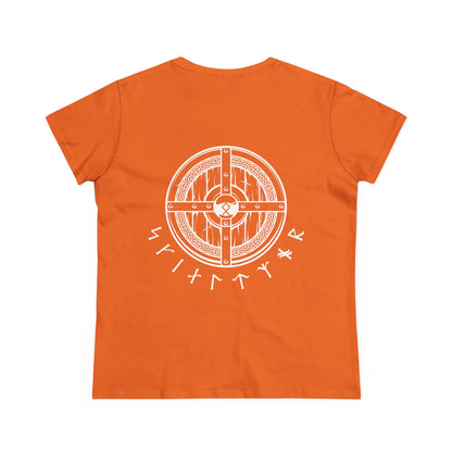Women’s Tee - Shield Maiden, Strength, Honor, Casual Wear, Viking Inspired, Gifts for Her, Feminist Apparel