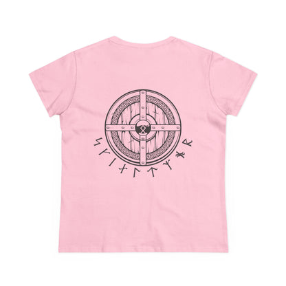 Women’s Tee - Shield Maiden, Strength, Honor, Casual Wear, Viking Inspired, Gifts for Her, Feminist Apparel