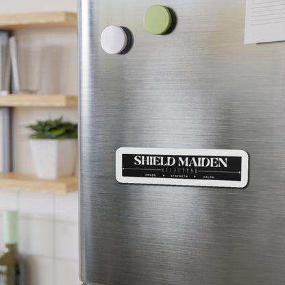 Shield Maiden Magnet - Empowering Home Decor for Strong Women, Gift for Valkyries, Inspirational Magnet, Norse