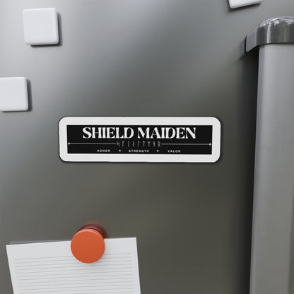 Shield Maiden Magnet - Empowering Home Decor for Strong Women, Gift for Valkyries, Inspirational Magnet, Norse