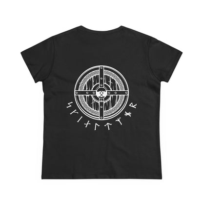 Women’s Tee - Shield Maiden, Strength, Honor, Casual Wear, Viking Inspired, Gifts for Her, Feminist Apparel