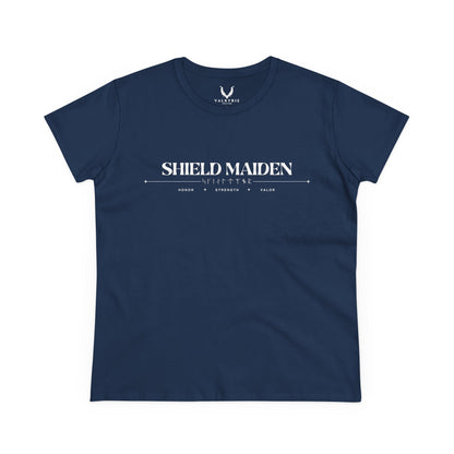Women’s Tee - Shield Maiden, Strength, Honor, Casual Wear, Viking Inspired, Gifts for Her, Feminist Apparel