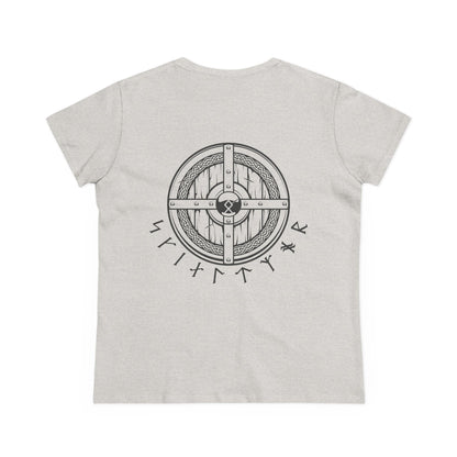 Women’s Tee - Shield Maiden, Strength, Honor, Casual Wear, Viking Inspired, Gifts for Her, Feminist Apparel