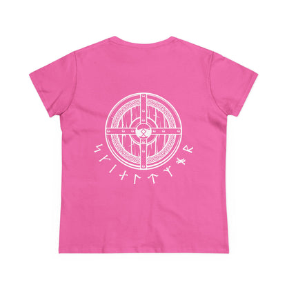 Women’s Tee - Shield Maiden, Strength, Honor, Casual Wear, Viking Inspired, Gifts for Her, Feminist Apparel