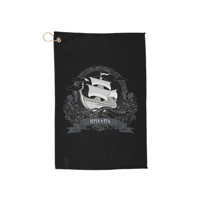 Heathen Design - Viking Golf Towel, Perfect Gift for Norse God Lovers, Unique Golfer Accessory, Stylish Golfing Towel